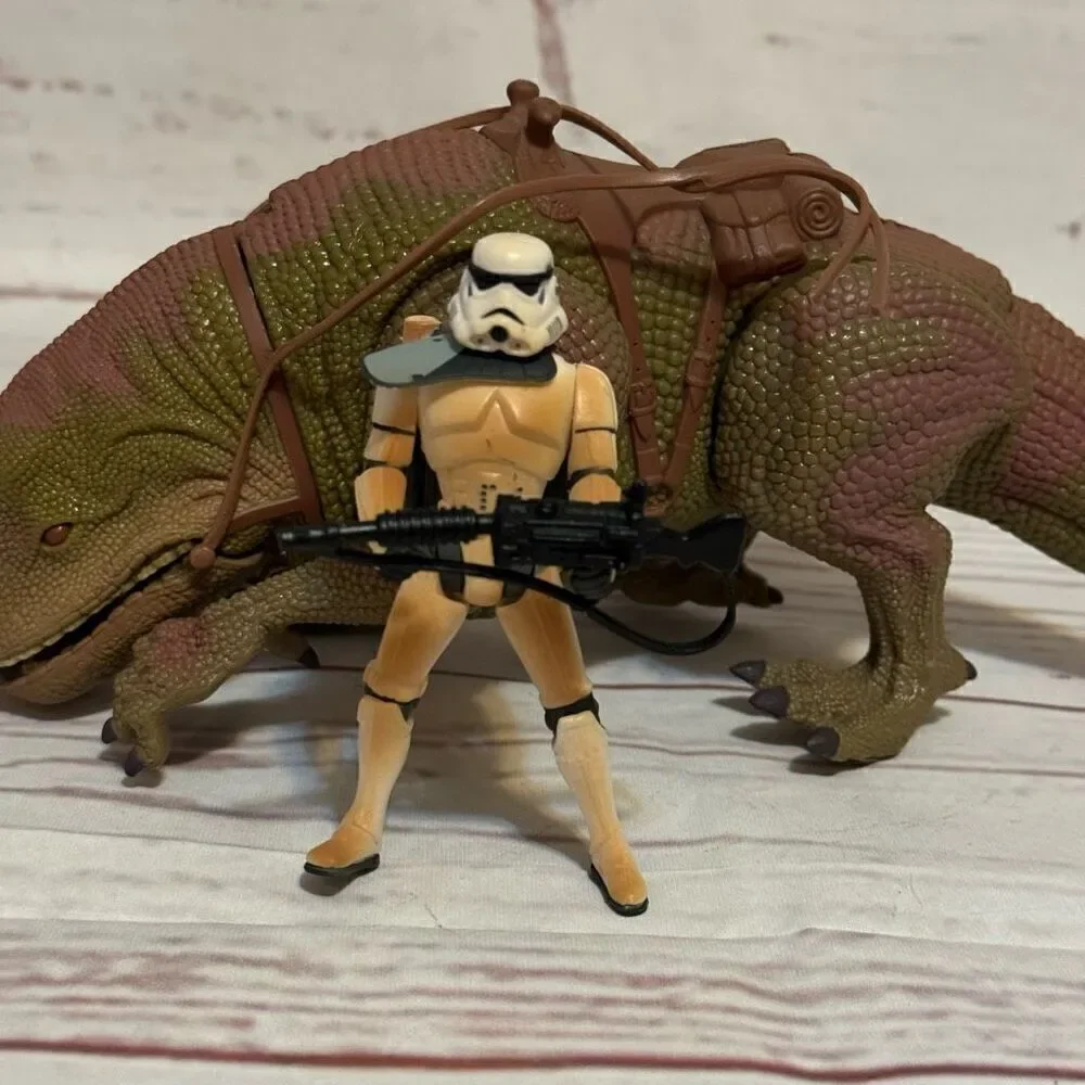 Star Wars Trilogy The Power Of The Force Dewback Sandtrooper 1997 Kenner